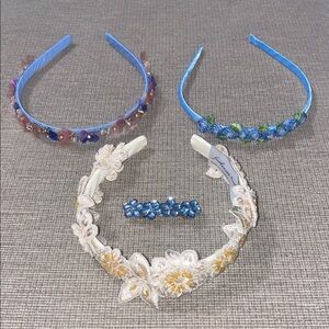 Girls Headbands and Floral Barrette